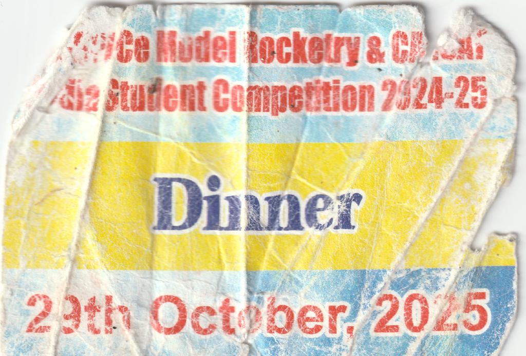 The Model Rocketry Gala Dinner